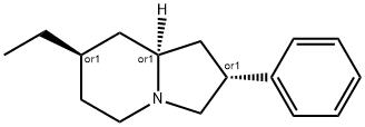 Indolizine, 7-ethyloctahydro-2-phenyl-, (2alpha,7ba,8aalpha)- (9CI) Structural