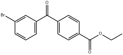 3-BROMO-4'CARBOETHOXYBENZOPHENONE Structural