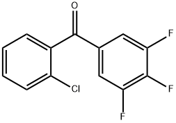 2-CHLORO-3',4',5'-TRIFLUOROBENZOPHENONE Structural