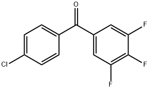 4-CHLORO-3',4',5'-TRIFLUOROBENZOPHENONE Structural