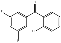 2-CHLORO-3',5'-DIFLUOROBENZOPHENONE Structural