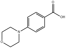 4-Morpholinobenzoic acid Structural