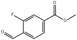 Methyl 3-fluoro-4-forMylbenzoate Structural