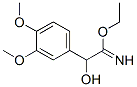 Benzeneethanimidic  acid,  -alpha--hydroxy-3,4-dimethoxy-,  ethyl  ester  (9CI) Structural