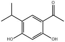 1-(2,4-Dihydroxy-5-isopropylphenyl)ethanone Structural Picture