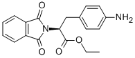4-Amino-L-phenyl-N-phthalylalanine ethyl ester Structural Picture