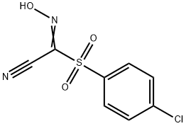 2-[(4-CHLOROPHENYL)SULFONYL]-2-HYDROXYIMINOACETONITRILE