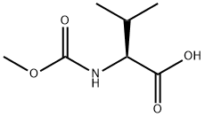 (S)-2-((Methoxycarbonyl)aMino)-3-Methylbutanoic acid Structural Picture