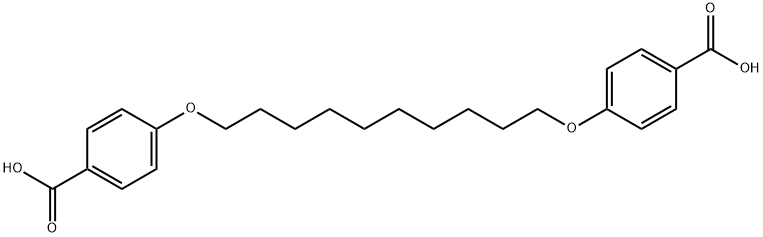 1,10-BIS(4-CARBOXYPHENOXY)DECANE Structural