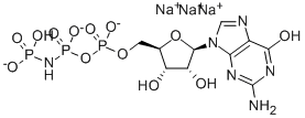 5'-GUANYLYLIMIDODIPHOSPHATE TRISODIUM SALT Structural