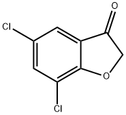 5,7-DICHLORO-BENZOFURAN-3-ONE Structural