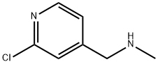 N-[(2-Chloropyridin-4-yl)methyl]-N-methylamine Structural