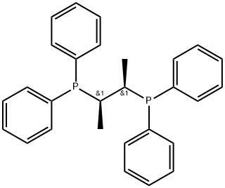 (2R,3R)-(+)-BIS(DIPHENYLPHOSPHINO)BUTANE Structural