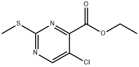 ETHYL 5-CHLORO-2-(METHYLTHIO)PYRIMIDINE-4-CARBOXYLATE