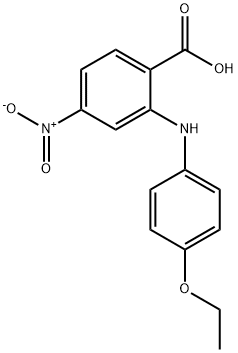 2-((4-ETHOXYPHENYL)AMINO)-4-NITROBENZOIC ACID Structural