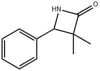 3,3-DIMETHYL-4-PHENYL-2-AZETIDINONE Structural