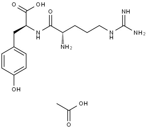 H-ARG-TYR-OH ACETATE SALT Structural