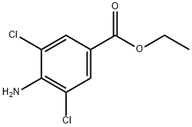 3,5-DICHLORO-4-AMINOBENZOIC ACID ETHYL ESTER Structural