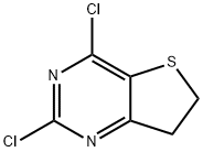 2,4-dichloro-6,7-dihydrothieno[3,2-d]pyrimidine Structural