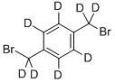 A,A'-DIBROMO-P-XYLENE-D8 Structural