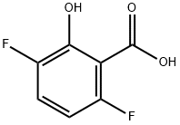 3,6-DIFLUORO-2-HYDROXYBENZOIC ACID Structural