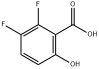 2,3-DIFLUORO-6-HYDROXYBENZOIC ACID Structural