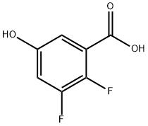 2,3-DIFLUORO-5-HYDROXYBENZOIC ACID Structural