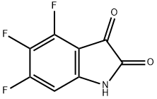 4,5,6-TRIFLUOROINDOLINE-2,3-DIONE Structural