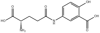 L-GLUTAMIC ACID GAMMA-(3-CARBOXY-4-HYDROXYANILIDE) Structural