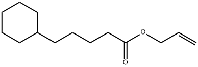 Cyclohexanepentanoic acid, 2-propenyl ester Structural
