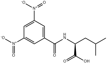 N-3-5-DINITROBENZOYL-L-LEUCINE Structural