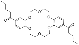 4',4''(5'')-DIVALERYLDIBENZO-18-CROWN-6 Structural