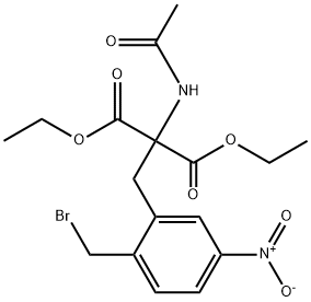 DIETHYL 2-(ACETAMIDO)-2-(2-(BROMOMETHYL)-5-NITROBENZYL)MALONATE