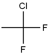 1-Chloro-1,1-difluoroethane Structural