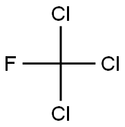 Trichlorofluoromethane Structural