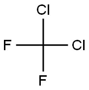 Dichlorodifluoromethane Structural