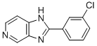 2-(3-Chlorophenyl)-1H-imidazo(4,5-c)pyridine