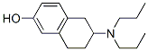 6-hydroxy-2-N,N-dipropylaminotetralin Structural