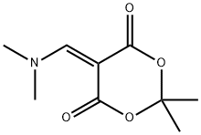 5-(DIMETHYLAMINOMETHYLENE)-2,2-DIMETHYL-1,3-DIOXANE-4,6-DIONE Structural