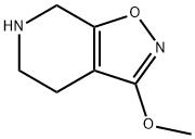 Isoxazolo[5,4-c]pyridine, 4,5,6,7-tetrahydro-3-methoxy- (9CI) Structural