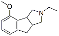 Indeno[1,2-c]pyrrole, 2-ethyl-1,2,3,3a,8,8a-hexahydro-4-methoxy- (9CI) Structural
