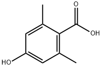 4-Hydroxy-2,6-dimethylbenzoic acid Structural