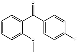 4-FLUORO-2'-METHOXYBENZOPHENONE Structural