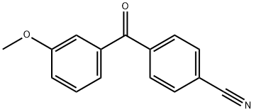 4-CYANO-3'-METHOXYBENZOPHENONE Structural