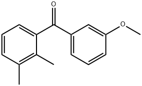 2,3-DIMETHYL-3'-METHOXYBENZOPHENONE Structural