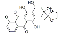 6,8,10,11-tetrahydroxy-1-methoxy-8-(2-methyl-1,3-dioxolan-2-yl)-9,10-d ihydro-7H-tetracene-5,12-dione