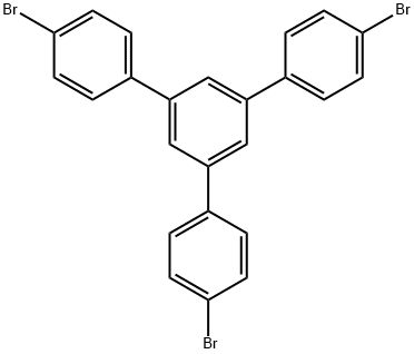 1,3,5-Tris(4-bromophenyl)benzene Structural