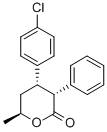 (3-alpha,4-alpha,6-beta)-Tetrahydro-4-(4-chlorophenyl)-6-methyl-3-phen yl-2H-pyran-2-one