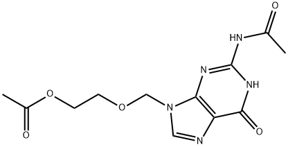 9-[(2-Acetoxyethoxy)methyl]-N2-acetylguanine Structural