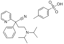 2-Pyridineacetonitrile, alpha-(2-(bis(1-methylethyl)amino)ethyl)-alpha -phenyl-, 4-methylbenzenesulfonate